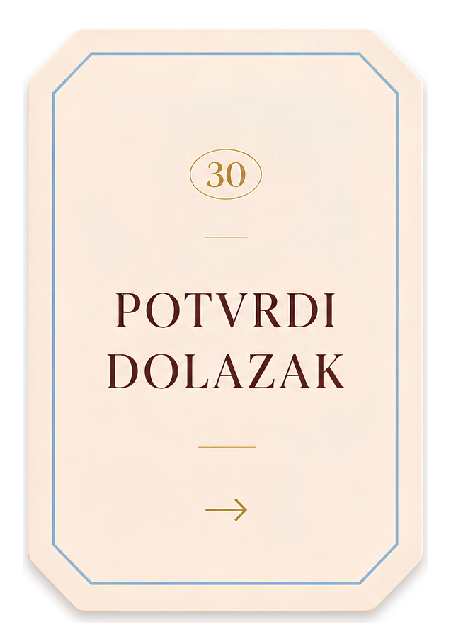 Potvrdi dolazak